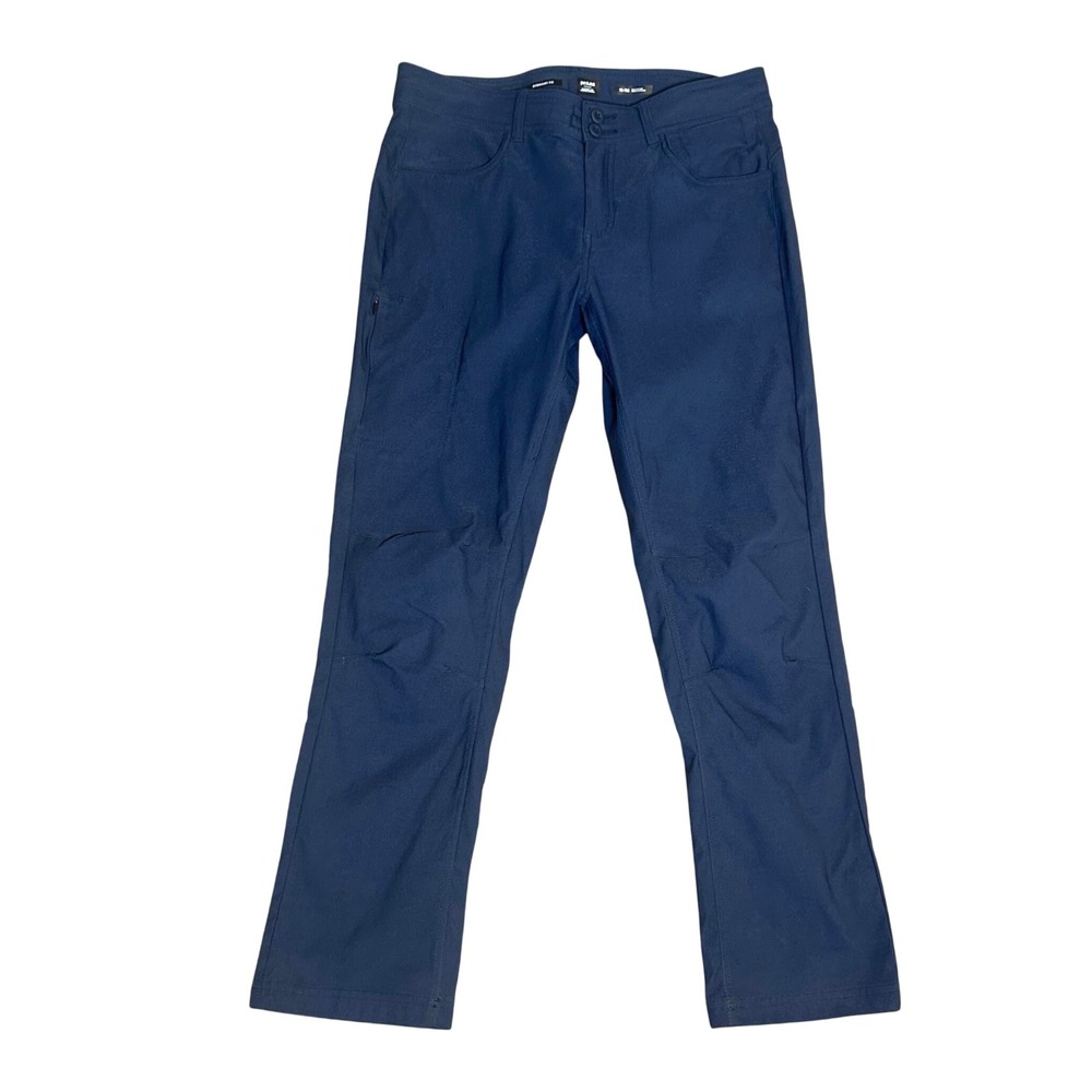 Prana Women Pants Blue Halle Straight Leg Stretch Hiking Outdoor 10/RG
